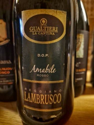 Gualtieri Reggiano Lambrusco Amabile Rosso Vivino US