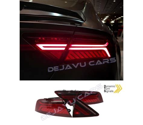 Facelift Look Dynamic LED Tail Lights For Audi A7 4G Dejavu Cars