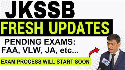 JKSSB Latest Update Today Jkssb Pending Exams Update Jkssb