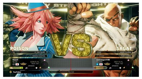 SFV CE Wan Poison Vs Saniranger Sagat STREET FIGHTER V CE High