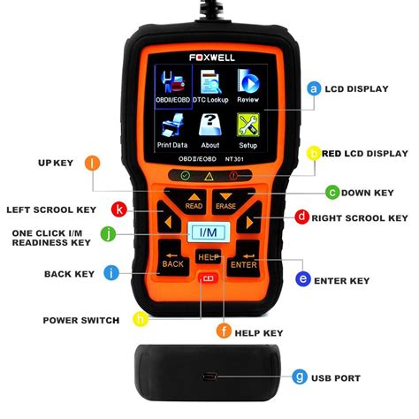 Review Of Foxwell NT301 Car Diagnostic Tool Code Scanner The Car Stuff