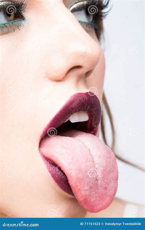 Female Lips Stock Image Image Of Sexi Mouth Face Closeup