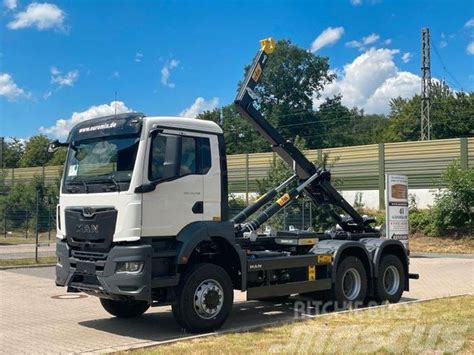 Man TGS 33 430 6x6 Euro6e Abrollkipper Hyva 2023 Deutschland