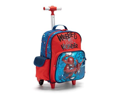 Introducir Imagen Mochilas Escolares Con Ruedas De Spiderman