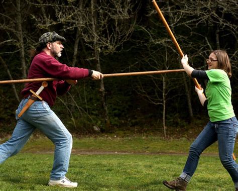 $25 fo a 1 Hour Introductory Quarterstaff Fighting Lesson for 2 OR $39 ...