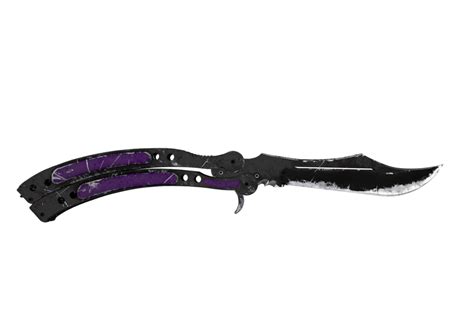 Butterfly Knife Ultraviolet Well Worn ITEM DE ENCOMENDA