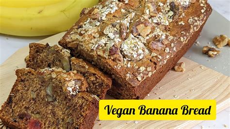 Vegan Banana Bread The Best 🍌🍌🍌 From Foodiesrecipes Youtube