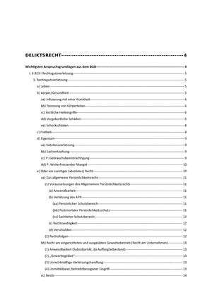 Deliktsrecht Deliktsrecht Wichtigsten Anspruchsgrundlagen Aus Dem