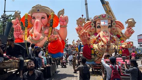 Ganesh Nimajjanam Lord Ganesha Visarjan In Tankbund Ganesh