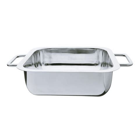 Stainless Steel Tray Medium Gauge 14 Square Collapsible Handles from ...