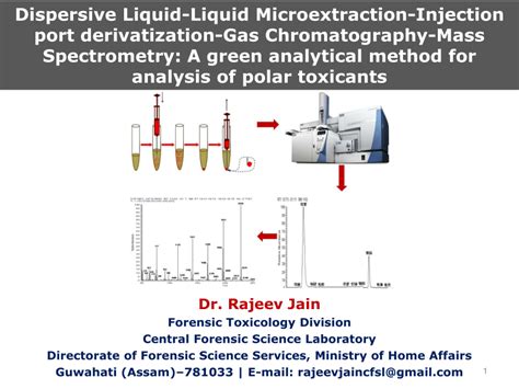 PDF Dispersive Liquid Liquid Microextraction Injection Port