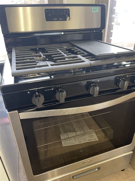 Whirlpool Cu Ft Freestanding Burner Gas Stove Wfg