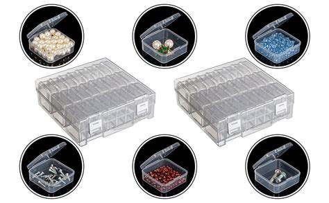 Diamond Painting Storage Containers 24 Slots Diamond Bead Storage Containers Bead Organizer