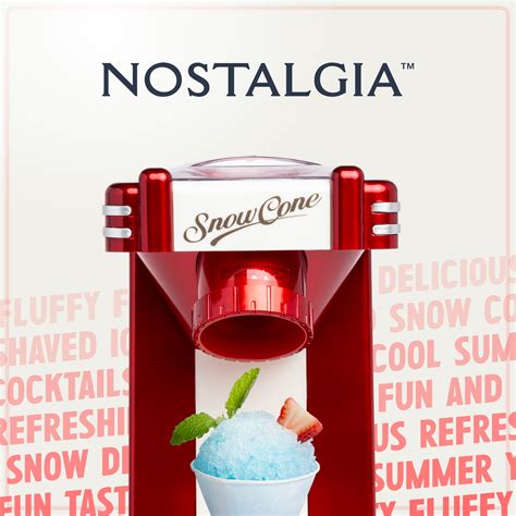 Free Shipping Nostalgia Rsm702 Retro Single Countertop Snow Cone Maker