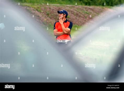 Amateur Zach Gould Contemplates His Next Shot After Landing In The Car Park During The Welsh