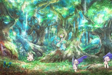 Fairy Kingdom Forest Cellshaded Nausicaa Anime Style Stable