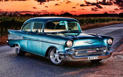 T L Charger Fonds D Cran Chevrolet Bel Air Hdr Voitures