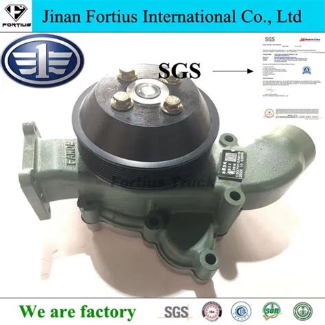 FAW Truck Spare Parts Auto Parts Water Pump 1307010A81dx For Tipper