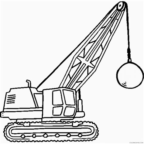 Crane Coloring Page Printable