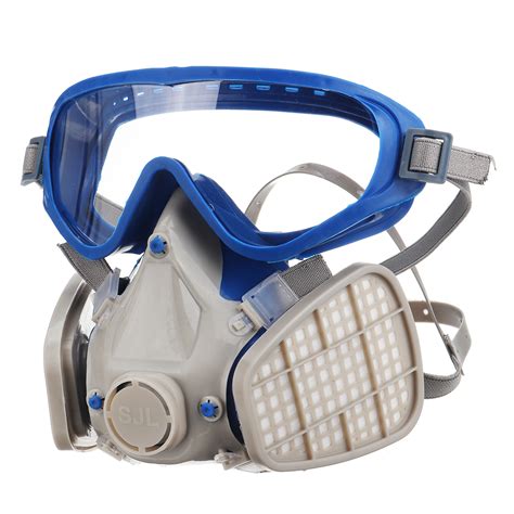 New 2 In 1 Goggles Face Mask Anti Gasanti Dust Chemical Pesticide