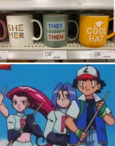 Two Coffee Mugs Sitting On Top Of A Shelf Next To Each Other With The