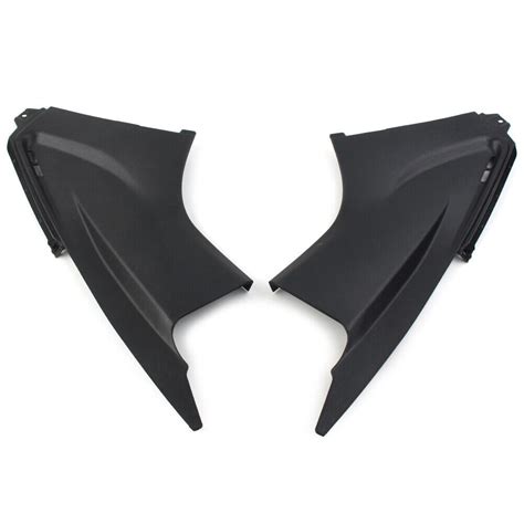 Pair Black Side Air Duct Cover Fairing Insert Part For Yamaha Yzf R