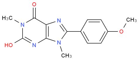 1H Purine 2 6 Dione 3 9 Dihydro 8 4 Methoxyphenyl 1 9 Dimethyl