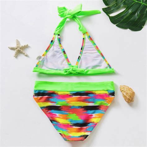 T Kleine En Tienermeisjes Bikini Badpak Set Tw Vicedeal