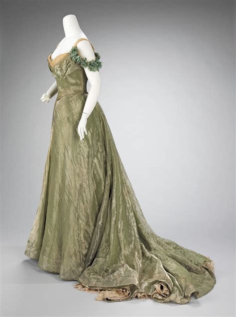 Evening Gown Of Silk And Metal C The Metropolitan Museum