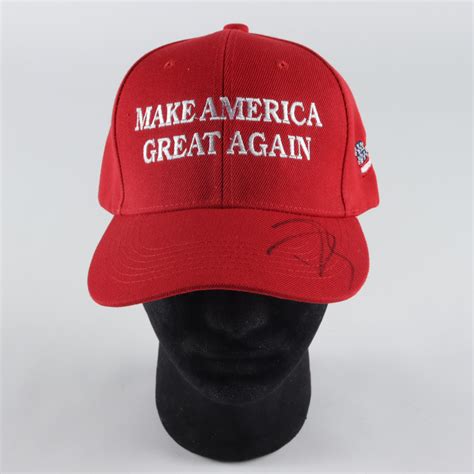 Donald Trump Jr Signed Make America Great Again Adjustable Hat JSA