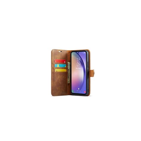 Mobil lommebok DG Ming 2i1 Samsung Galaxy A54 5G Brun Elkjøp