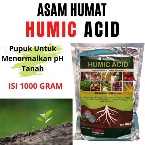 Jual Pupuk Padi Agar Hasil Melimpah Asam Humat 1 Kg Humic Acid