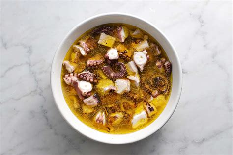 Greek Octopus Marinated In Oil And Vinegar Recipe