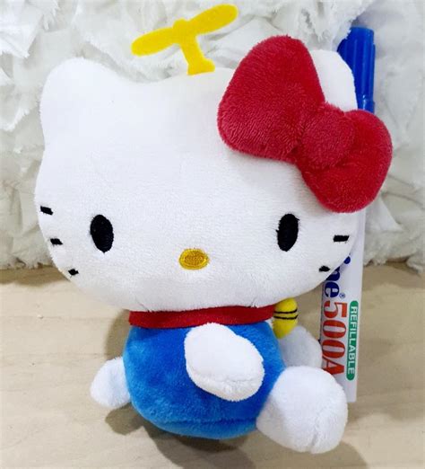 Hello Kitty X Doraemon Plush 14cm Hobbies And Toys Toys And Games On