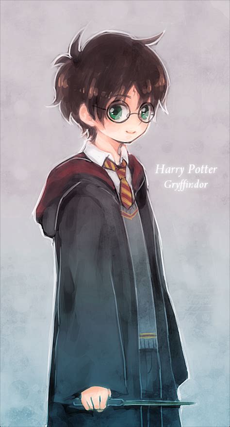 Chibi Harry Potter By Bone Kun Harry Potter Anime Harry Potter