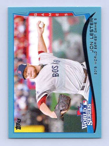 2014 Topps 206 Jon Lester Boston Red Sox Blue Ebay