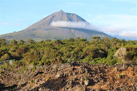 Azores Isla De Pico Volcano Pico Paisaje