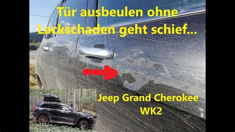 Tür ausbeulen Türverkleidung demontieren Jeep Grand Cherokee WK2