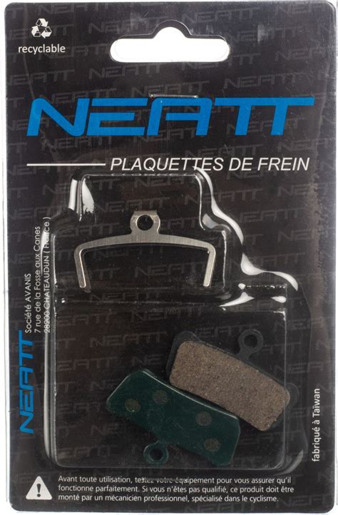 Paire De Plaquettes Neatt Pour Sram Guide Avid Elixir Trail