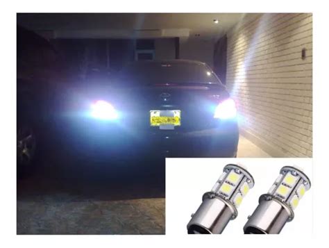 Bulbo Foco Led Para Reversa Automotriz V Luz Blanca Meses Sin Inter S