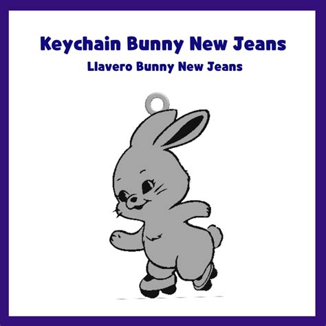 Archivo Stl Gratis New Jeans Bunny Keychain Kpop 🆕 ・objeto Para