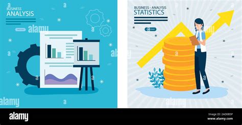 Business Analysis Statistics Vector Design Stock Vector Image And Art Alamy