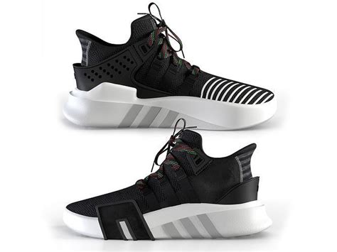 3D model Adidas EQT Bask ADV Black and White VR / AR / low-poly | CGTrader