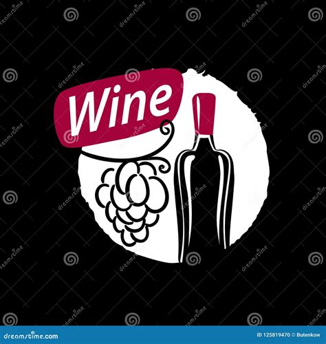 Vino Del Logotipo Del Vector Ilustraci N Del Vector Ilustraci N De