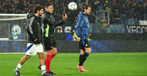 Il Campo Di Bergamo Impraticabile Per La Pioggia Atalanta Como