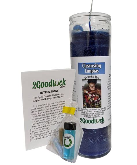 Cleansing Dressed Candle Kit Veladora Kit Limpias Amazon In Home