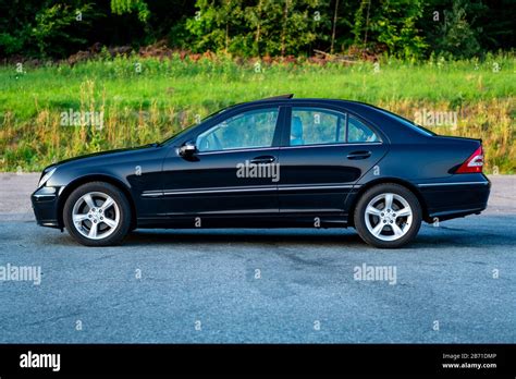 Mercedes Benz W203 C Class Kompressor Sedan Photo Session In An