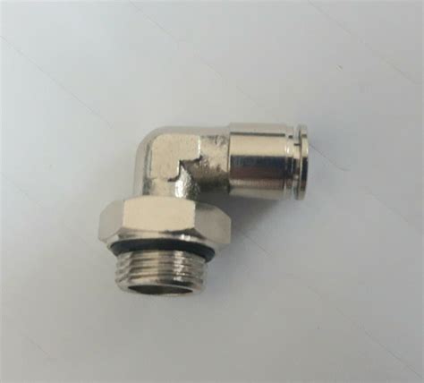 Metal Metric Swivel Elbow Push Fit BSPP Parallel Threads Metric Push