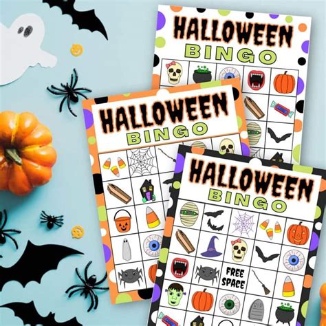 Free Printable Halloween Bingo Game With Cute Game Cards