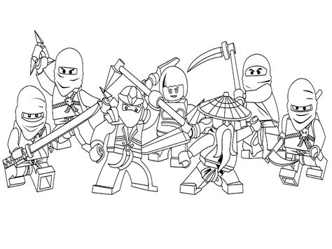 Dibujos Para Colorear Lego Ninjago